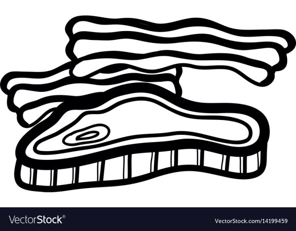 Бекон раскраска