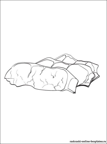 Бекон раскраска