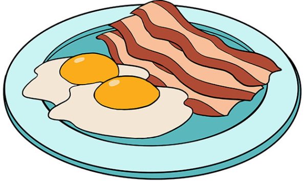 Рисунки для срисовки яичница