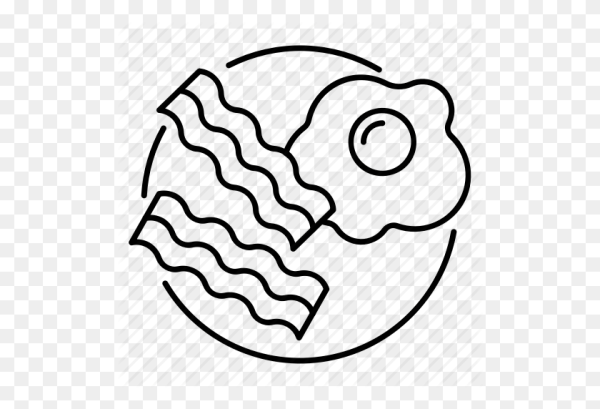 Бекон раскраска