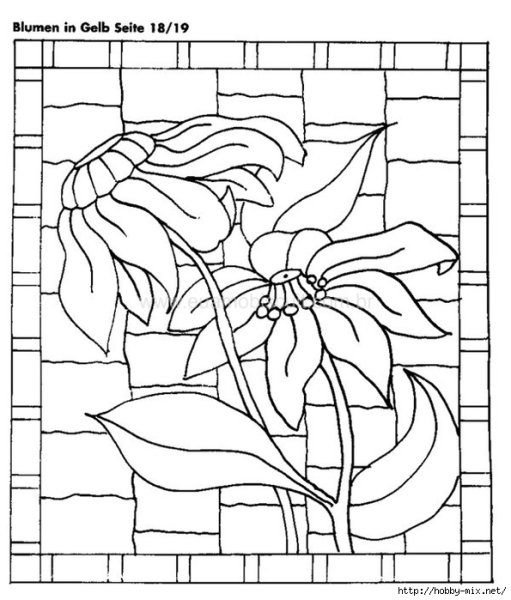 Витраж на бумаге