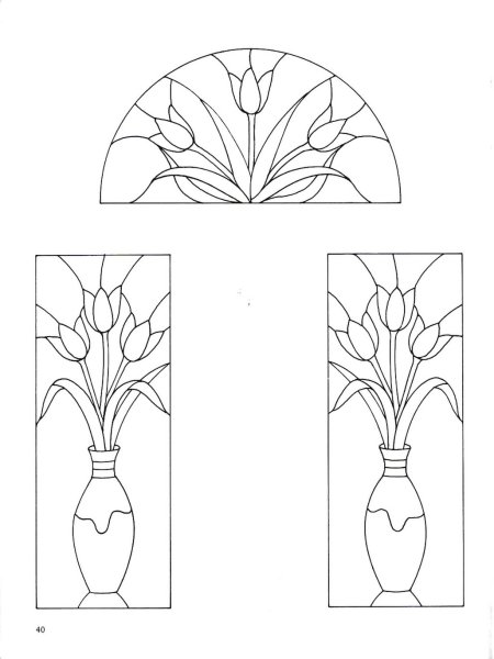 Эскиз оконного витража
