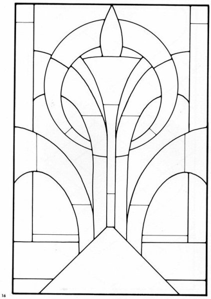Витражи Тиффани эскизы