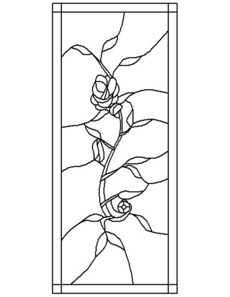 Витраж набросок