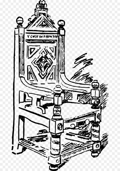 Нарисованный трон в пеинте