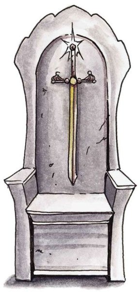 Трон раскраска для детей