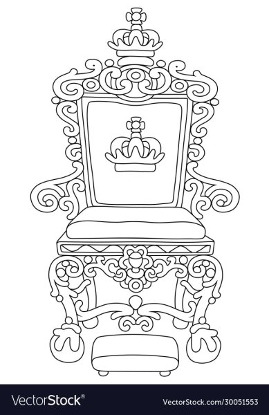 Королевский стул ветор