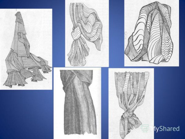 Стилизация драпировки