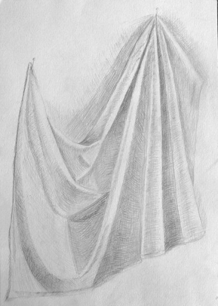 Драпировка со складками