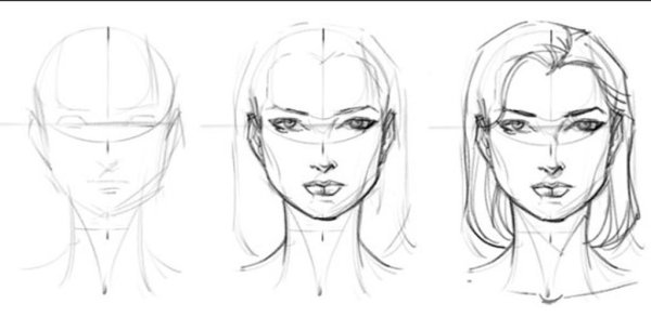 Пошаговое рисование рук