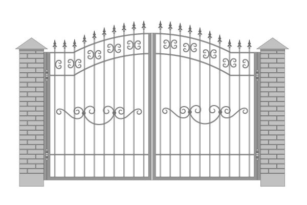 Макеты кованных ворот
