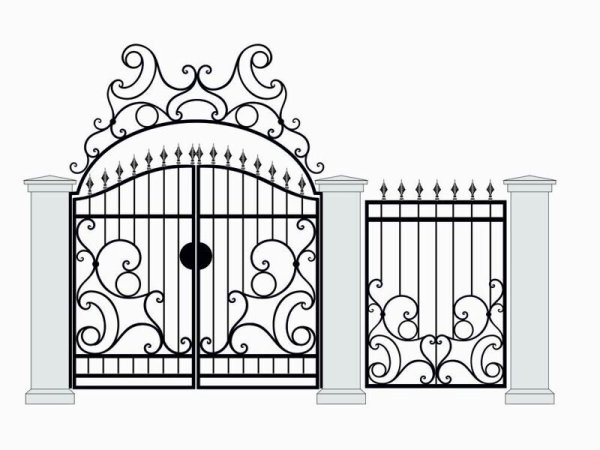 Эскизы кованых ворот
