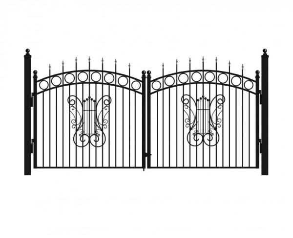 Ворота рисовать пошагово