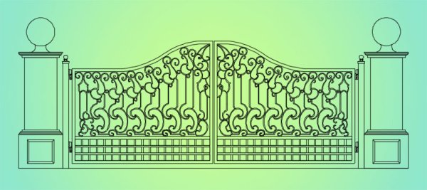 Сказочные ворота