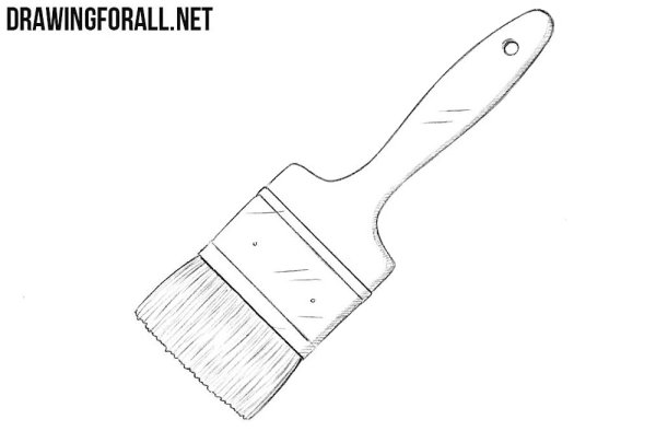 Малярная кисть раскраска