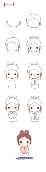 Кавайные рисунки для начинающих