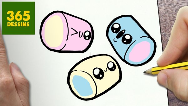 Кавай рисунки легкие