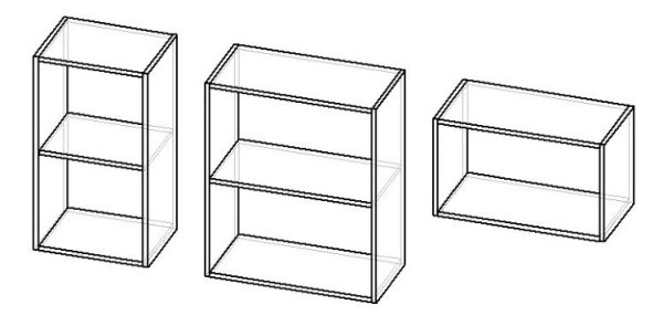 Навесной шкафчик Размеры