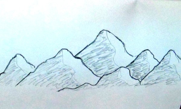 Скала рисунок