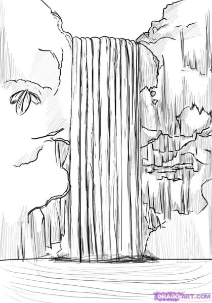 Пейзаж для новичков карандашом