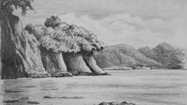 Скала контур