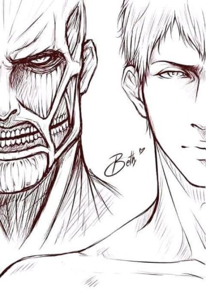 Атака титанов скетчи Эрен