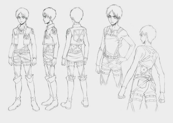 Аниме атака титанов референс