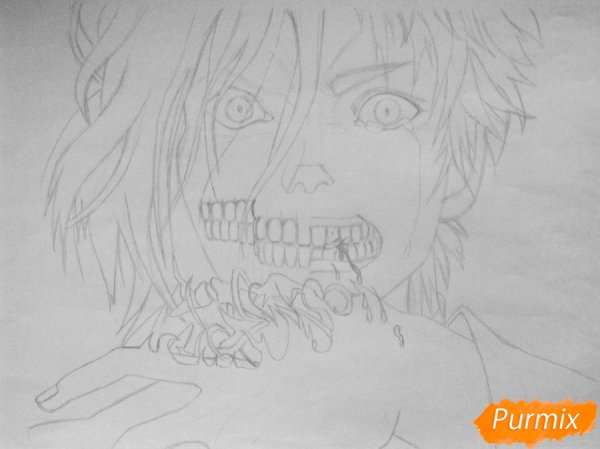 Рисунок титана поэтапно