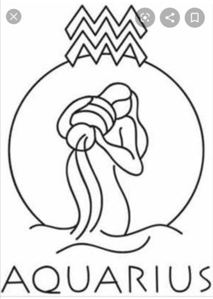 Знак Водолея рисунок