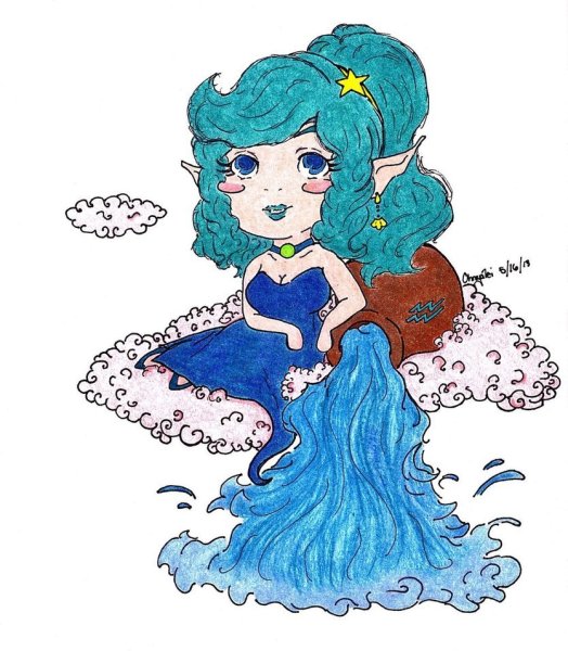 Водолей рисунок