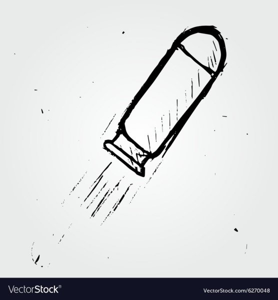 Пуля нарисованная