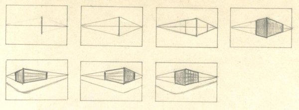 Натюрморт с разными линиями горизонта