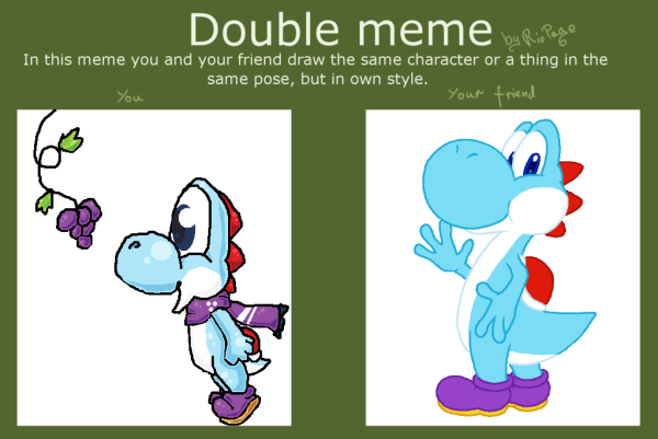 Double meme для художников