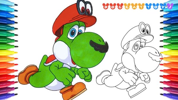 Yoshi для раскрашивания