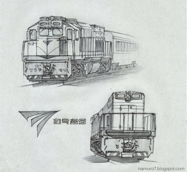 Легкий эскиз электровоза