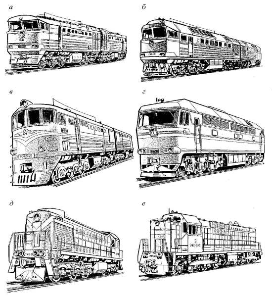 Тепловоз 2тэ10м рисунок