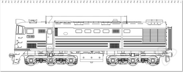 Тепловоз тэ3 чертежи