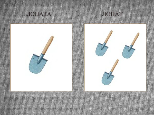 Дидактическая игра лопаты