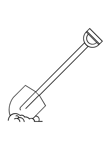 Лопата разукрашка