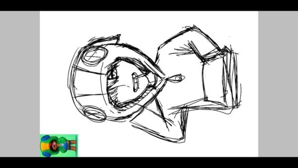 Леон рисунок пошагово