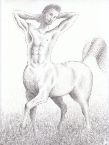 Кентавр зарисовки