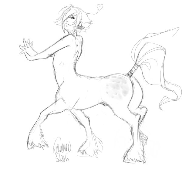 Кентавр аниме референс