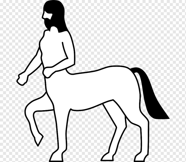 Кентавр раскраска