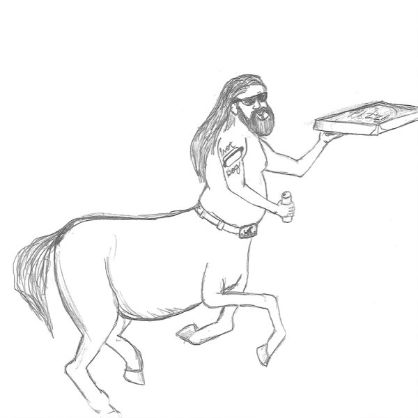 Девушка Кентавр рисунок поэтапно