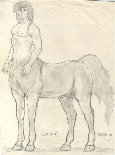 Кентавр рисунок