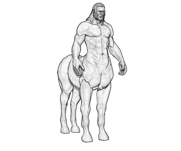 Нарисовать кентавра