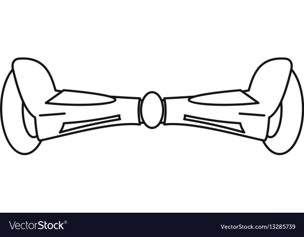 Раскраска гироскутер