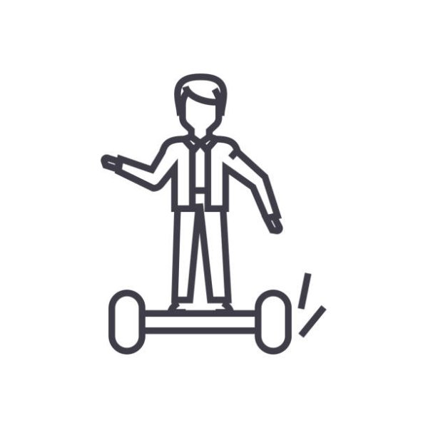 Гироскутер раскраска для детей