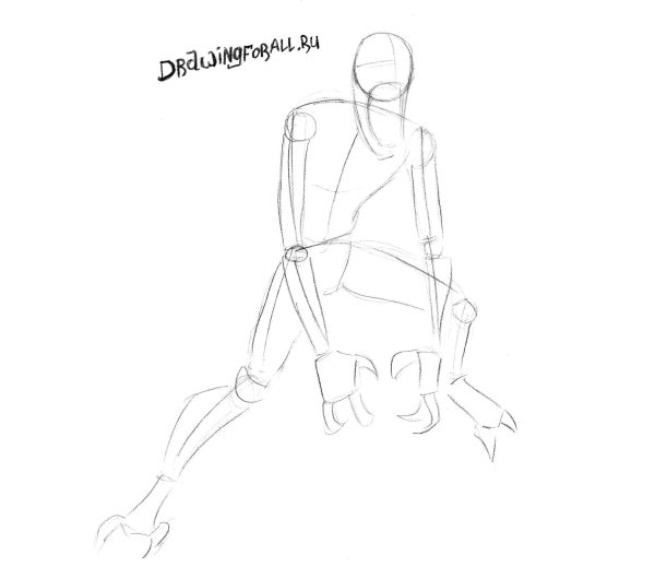 Рисовать карандашом поэтапно монстров