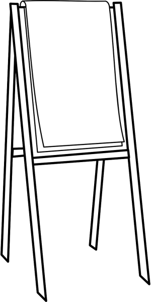 Мольберт раскраска